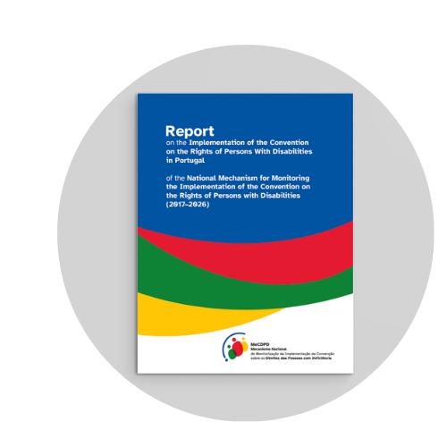Capa do Report on the Implementation of the CRPD in Portugal and Me-CDPD Activity (2017-2026)